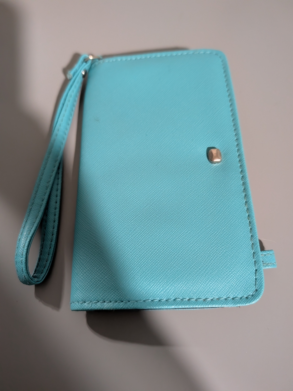Turquoise Wristlet Phone Wallet - Women